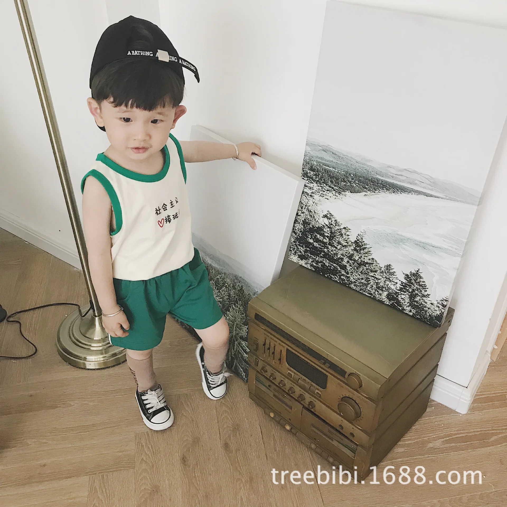 Treebibi Летний стиль для мужчин и женщин; детская одежда без рукавов; жилет с креативным рисунком