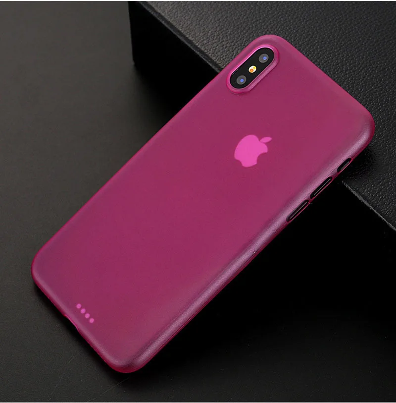 Ультратонкие матовые жесткие чехлы 1000 шт. для Apple iPhone 11 Pro XS Max XR X 8 Plus 7 6 6S SE 5s, устойчивый к отпечаткам пальцев чехол