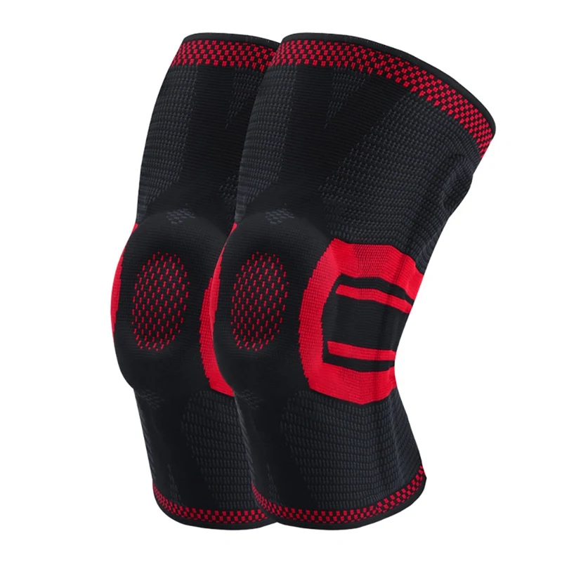 

Outdoor Gym Fitness Breathable Knitted Compressed Legs Warm Protector Sportswear Accessories 1 Knee Sleeve