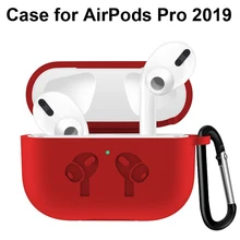 Роскошный мягкий силиконовый чехол для Airpods Pro Airpods3, противоударные защитные сумки с крючком, брелок для AirPods 3, чехол для наушников