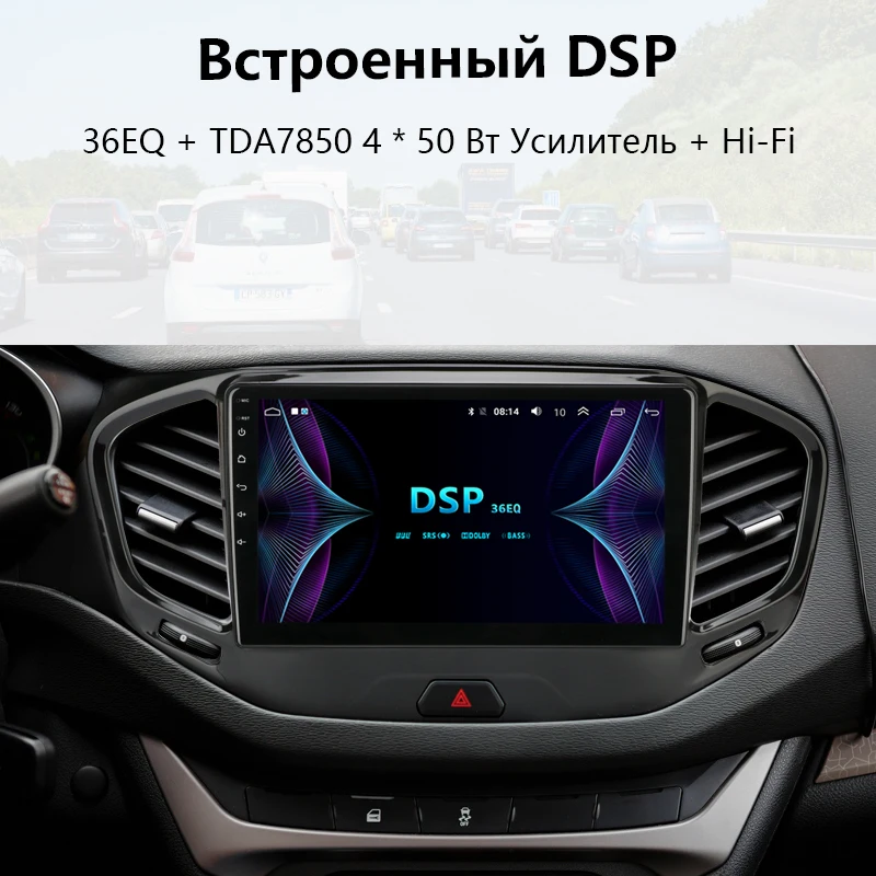  Vtopek Android Car Radio Multimedia Video Player For LADA Vesta Cross Sport 2015-2019 Navigation GP