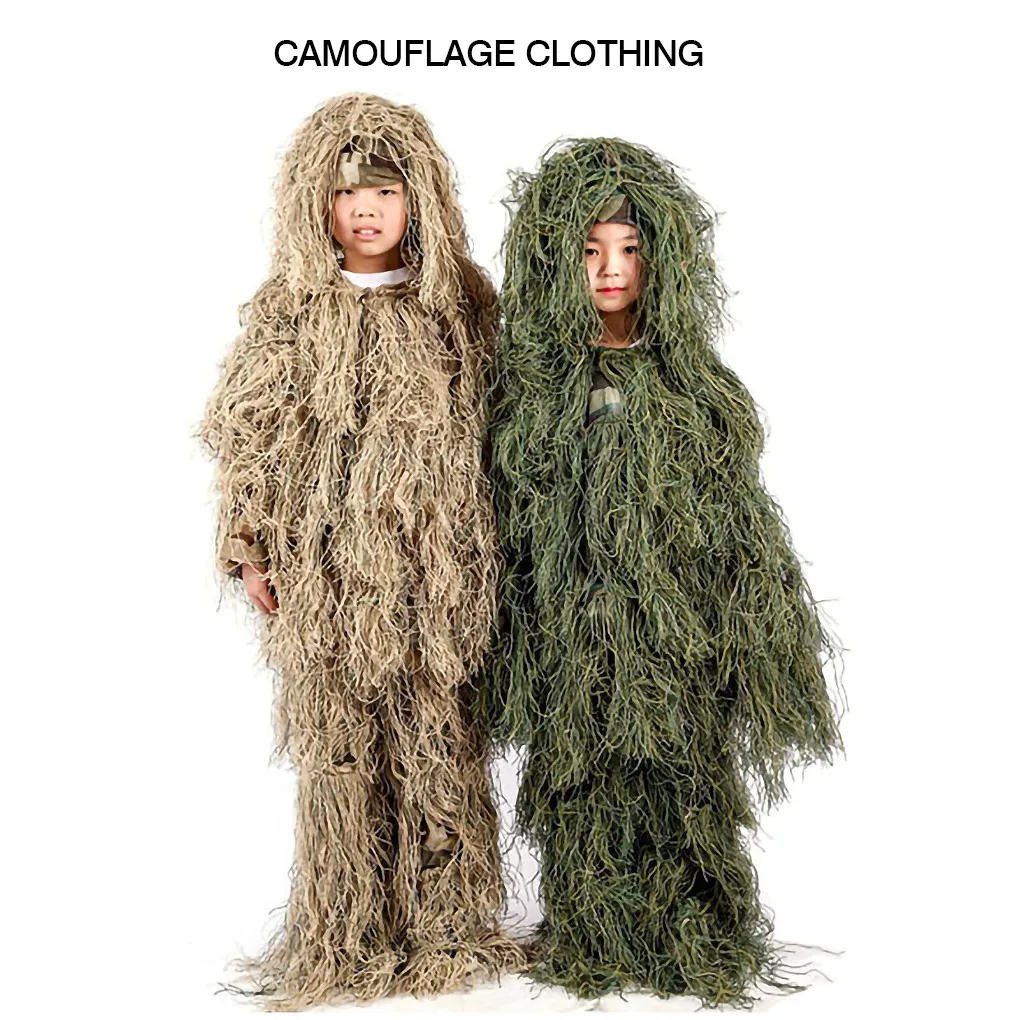 

NEW 3D Camouflage Suit Hunting Ghillie Suit Secretive Hunting Clothes Invisibility Army Sniper Airsoft Shooting Military Uniform