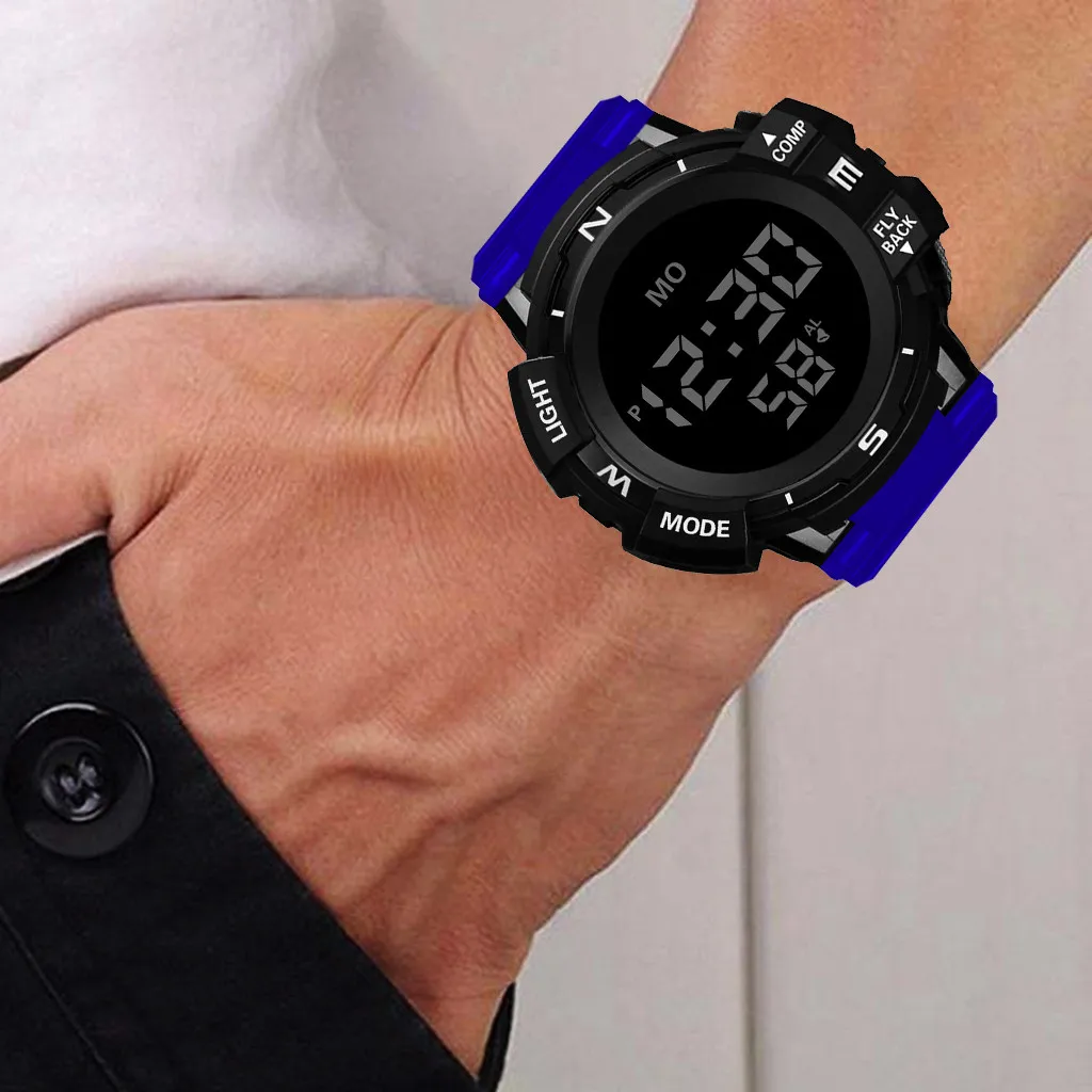 OTOKY Digital Men Watch Fashion Sports Watches Mens Led Date Wrist Outdoor Electronic Bracelet Clock Male Teenagers Girls |