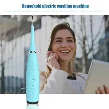 

Household Dental Scaler Electric Calculus Remover Tooth Stains Cleaning Tool Teeth Whiten Health Hygiene Care Tool