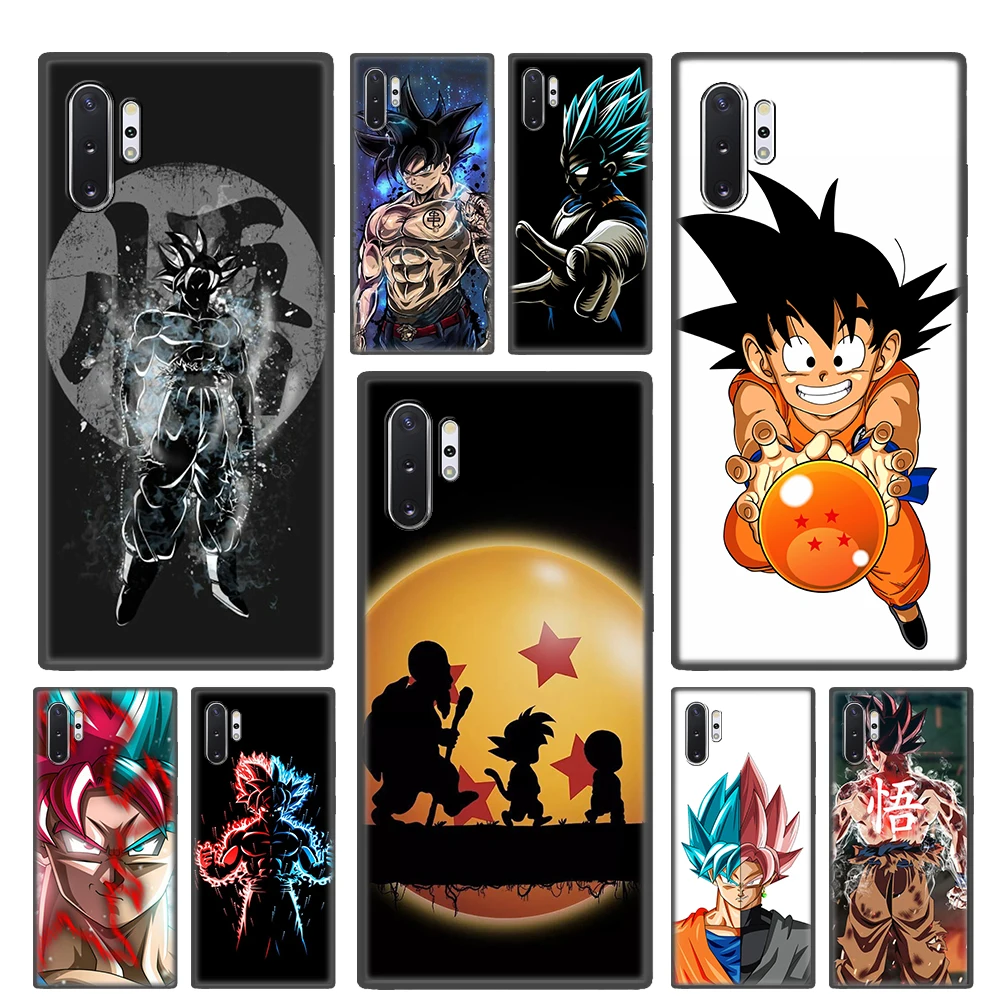 

Dragon Ball z goku DragonBall Soft Case For Samsung Galaxy Note 8 9 10 Plus S10 Note 10 Plus 5G A10 A20 A30 A50 A70 Cover