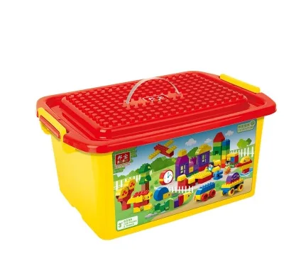 

BanBao Large Granular Base Cognitive Children'S Educational Creative Fight Inserted Plastic Barrel Building Blocks Education Toy
