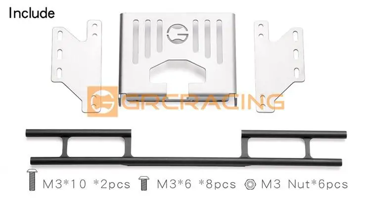 Durable Metal Rear Anti-Collision Bumper with Protective Guard and Bottom Plate