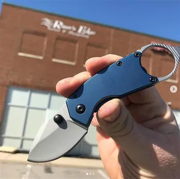 

Kershaw 8710 folding pocket knife 8cr13 Blade aviation aluminum Handle outdoor tactical fruit Knives EDC tool+Corkscrew function