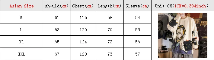 mens pullover sweater Van Gogh Sweater Men Fashion Streetwear Long Sleeve Korean Gengar Clothing Human Kapita Brand Oversized Y2K Women Knit Pullover formal sweater for men