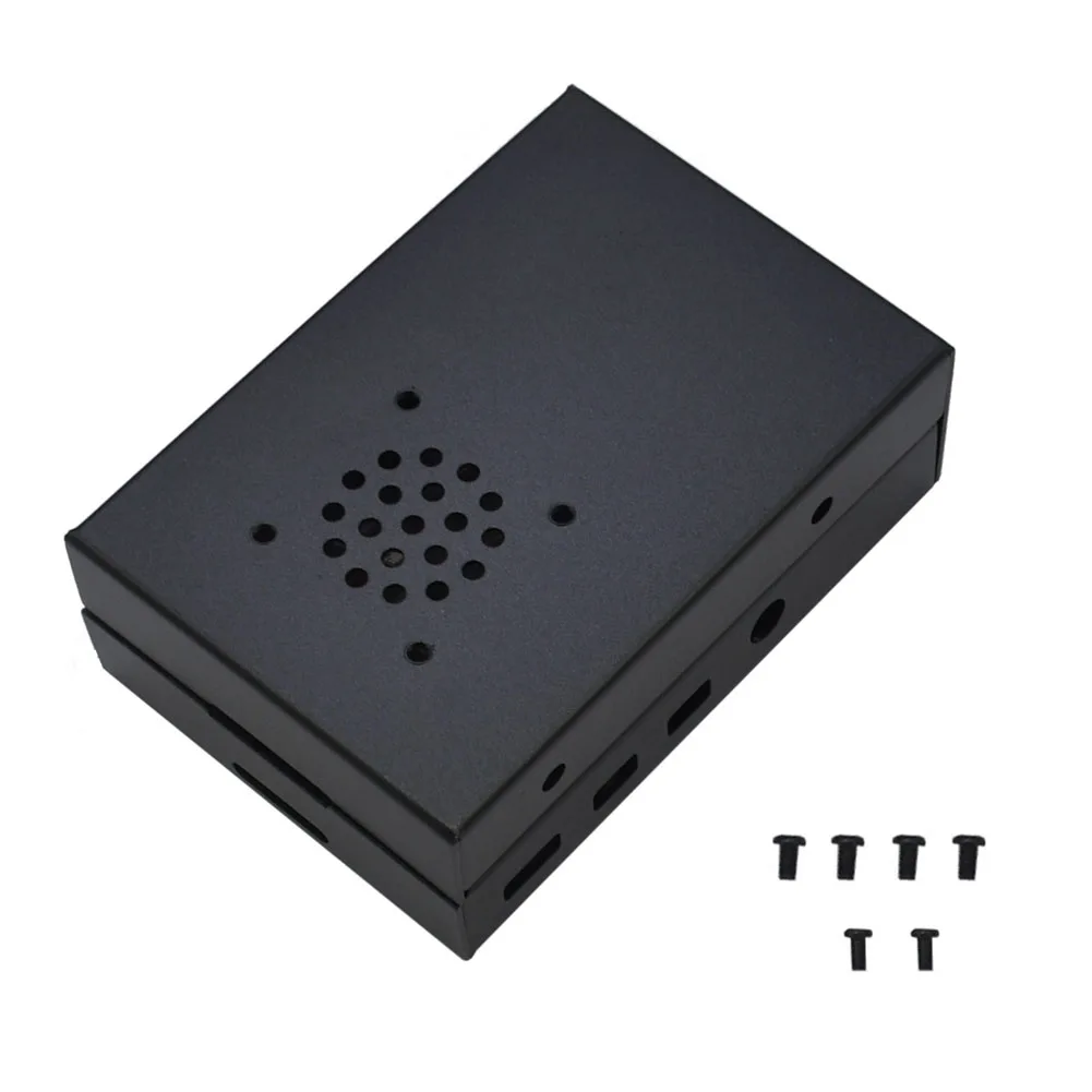 Для Raspberry Pi 4 Алюминиевый сплав полезный защитный портативный каркас Корпус охлаждающий вентилятор металлический легко установить легкий корпус коробка