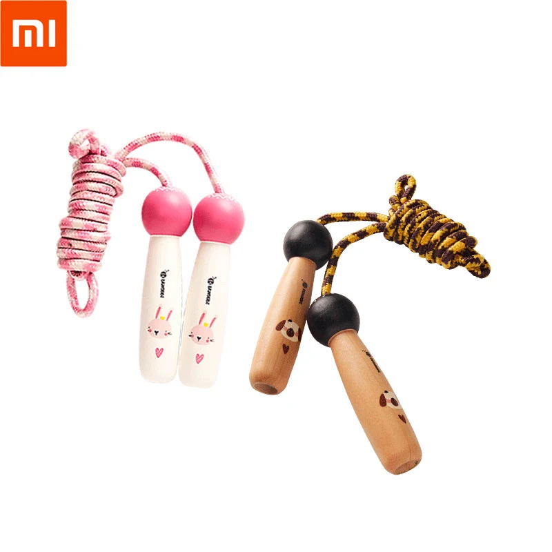 

Xiaomi Youpin Bravokids Wood Cartoon Children's Skipping Rope Series. Adjustable Rope Length, Kids'Sports Enlightenment Toys