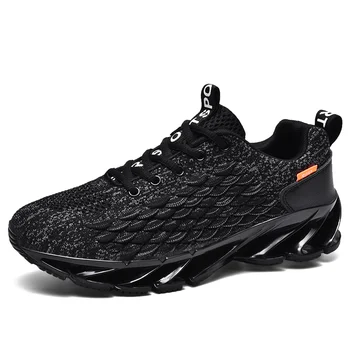 

Men's Sneakers Black Technology Flying Fish Scale Blade Sports Casual Mans Footwear Outdoor Breathable Shoes Men Scarpe Uomo