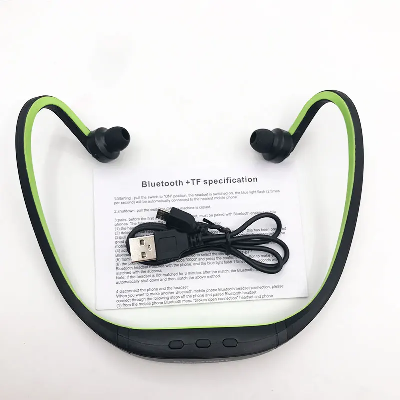 Bluetooth наушники Спортивные Беспроводные вкладыши S9 с микрофоном для iPhone Samsung Xiaomi