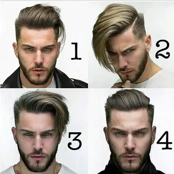 

High Density 0.12-0.14mm Durable Skin Natural Human Hair Toupee For Men Hairpiece Replacement Hombre Hair Wigs