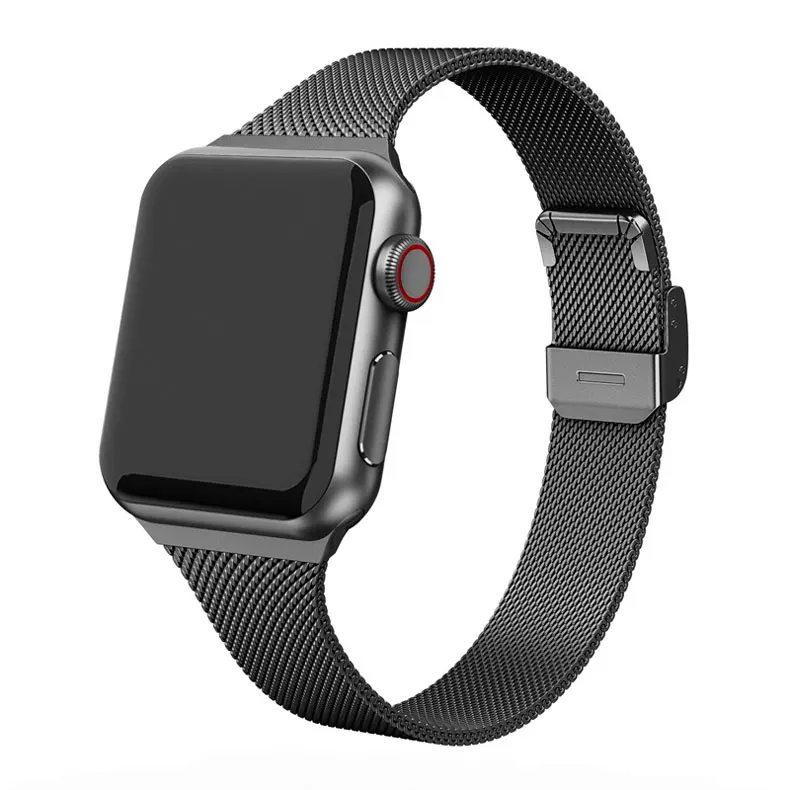 Для похудения браслет из нержавеющей стали для apple watch, 38 мм, ремешок, 40 мм apple watch ремешок 38 мм 40 мм наручных часов iwatch серии 5/4/3/2/1 wristbelt