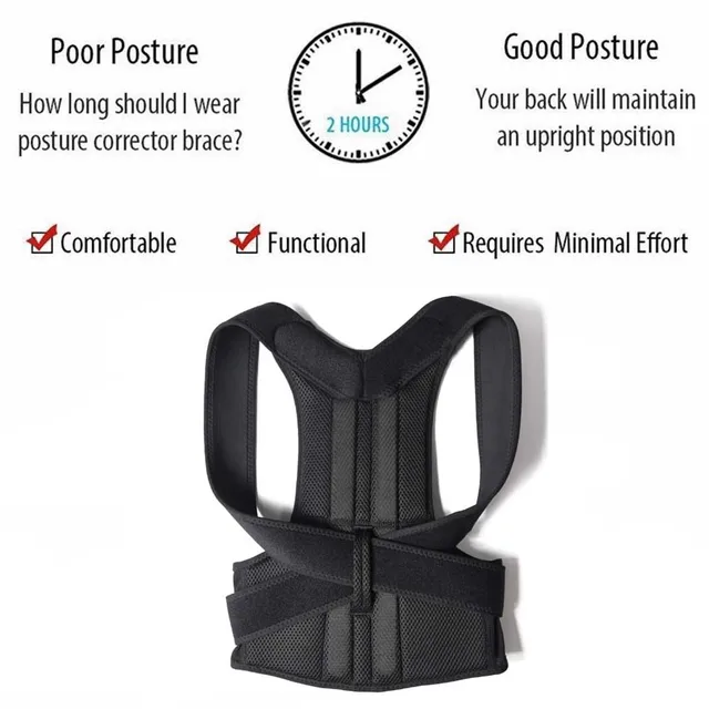 Posture Corrector Back Brace Clavicle Support – Sadoun.com