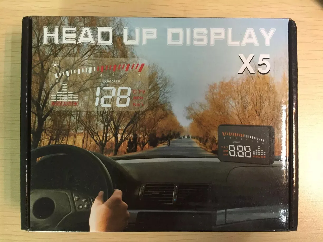 OHANEE X5 автомобильный HUD OBD II Дисплей на голову система Предупреждение о превышении скорости проектор лобовое стекло авто электронная сигнализация напряжения