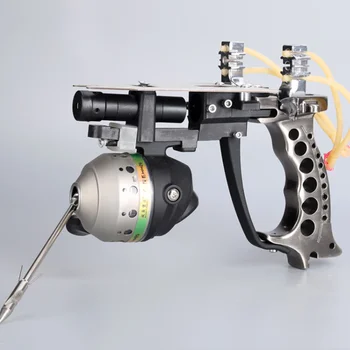 

Laser Slingshot Hunting Slingshot Set Outdoor Strong Fishing Slingshot Shooting Arrow Bow Fishing Launcher Hunting Accessories