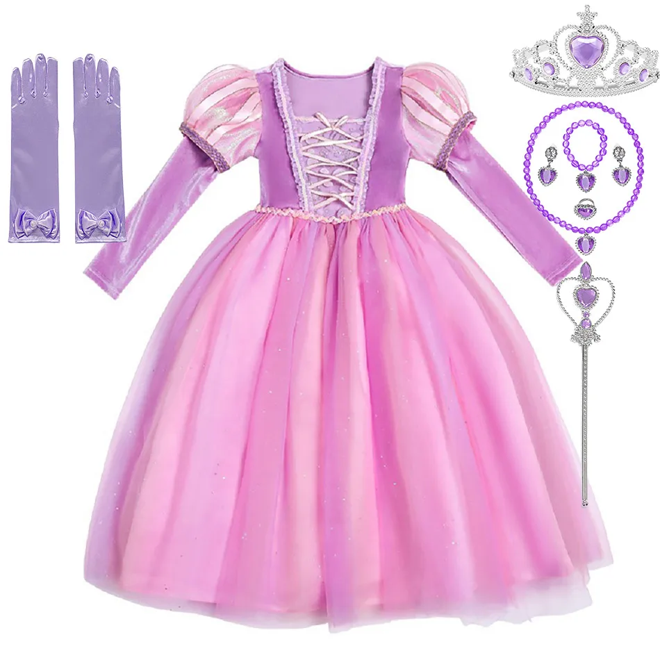 Платье принцессы на Хэллоуин для девочек костюм костюмированной вечеринки