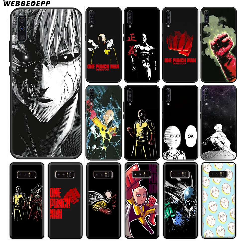One Punch Man мягкий чехол с мультяшным рисунком для samsung Galaxy A70s A50s A40s A30s A20s A20E A10s Note 8 9 10