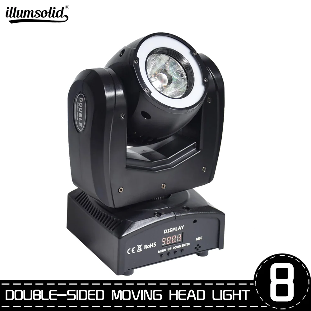 

Double-sided moving head light for Disco parties, DJ club, Bars, Ballroom, Performance, Live show and Wedding lighting 8pcs/lot