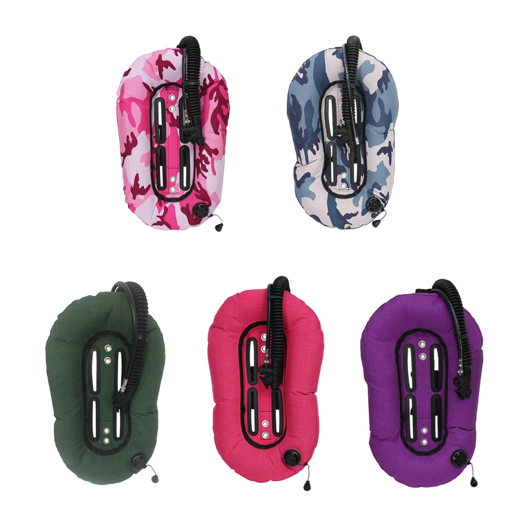 

Durable Diving Donut Wing BCD w/ Single Tube Snorkeling K Inflator &LP Hose Scuba Diving Snorkeling