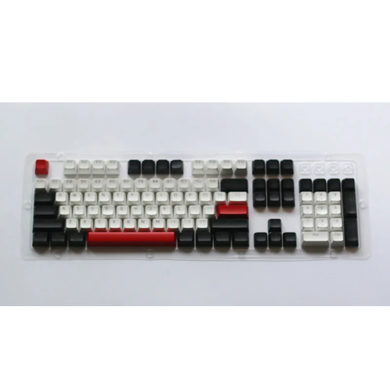 SA key caps 104, набор ключей, механическая клавиатура, двойная съемка, черный свет, колпачки для ключей Cherry MX Switches Sa Profile keycap - Цвет: 104keyset