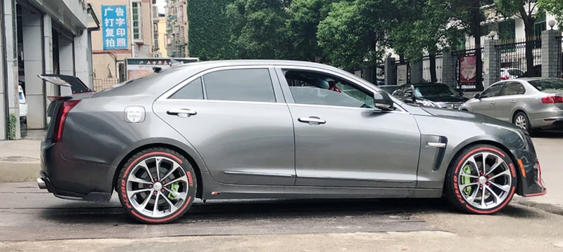 Автомобильный Стайлинг для Cadillac 2006- ATSL CTS XTS спойлер Высокое качество углеродного волокна задний багажник загрузки губы спойлер крыла
