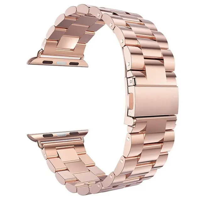 Stainless Steel Strap For Apple watch band 40mm 44mm 5 4 3 watch strap 38mm 42mm Bracelet Sport Metal WatchBand for iWatch 3 2 1 rose gold