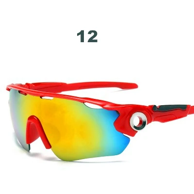 Sports Sunglasses Cycling Goggles MTB Bike Glasses for Bicycles Men UV400 Women Sport Sunglasses Gafas Ciclismo Cycling Eyewear - Цвет: 12