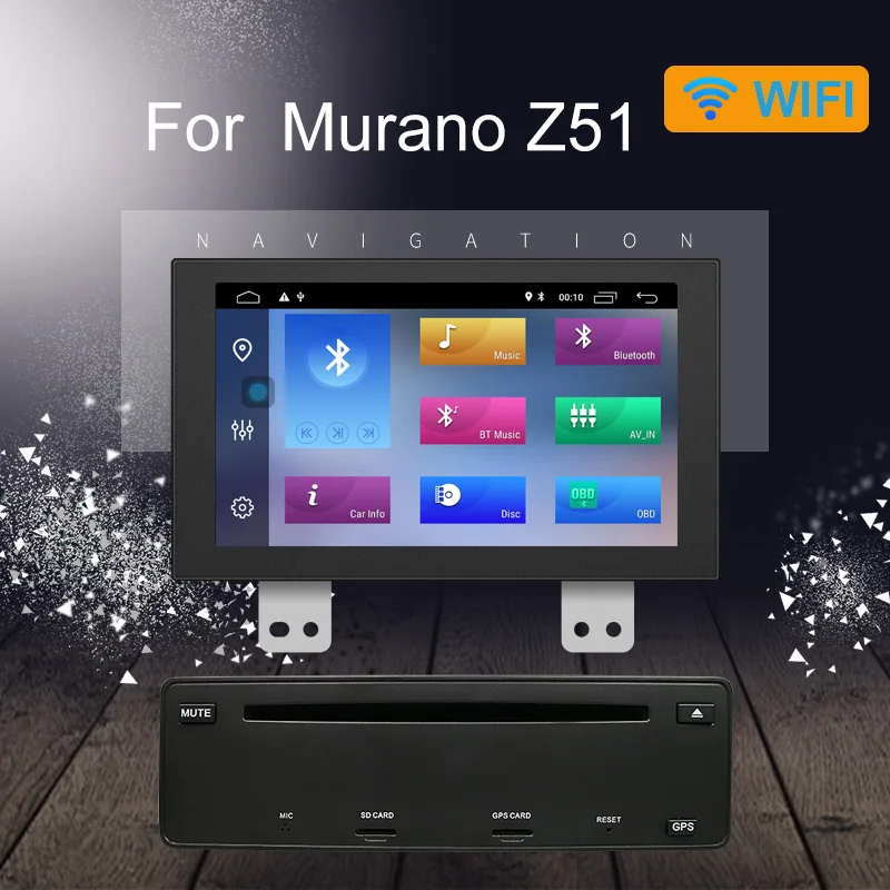 Android 9.0 Car Dvd Player For NISSAN Murano Z51 2009 2010 2011 2012 2013 2014 GPS Navigation Stereo BT AUX