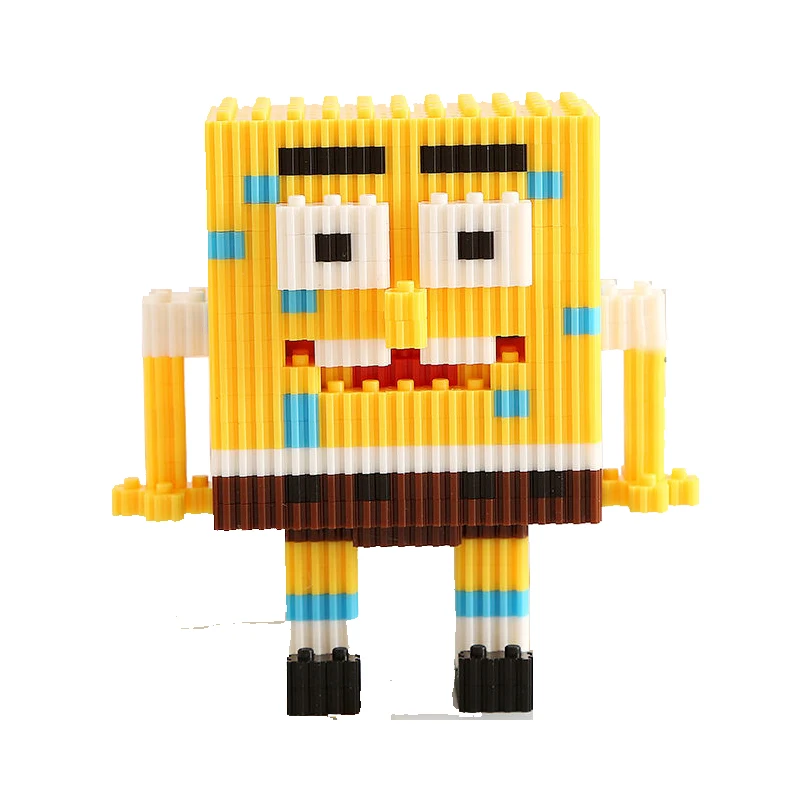 Мини мультфильм строительные блоки игра Мини DIY пластиковые строительные блоки для детей Подарки