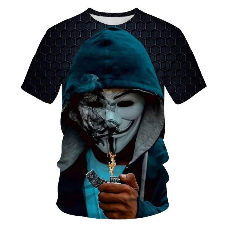 

2020 hot-sale Clown 3D Printed T Shirt Men Joker Face Male tshirt 3d Clown Short Sleeve Funny T Shirts Tops & Tees XXS-6XL