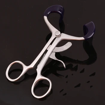 

1pc Dental Mouth Retractor Opener Forcep Tools Stainless Steel Pliers Opening Measuring Forcep Heat Resisting Material