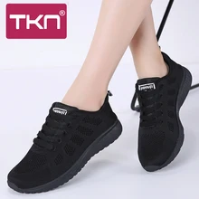 TKN кроссовки; женская обувь на плоской подошве; коллекция года; сезон осень; повседневные кроссовки из дышащего сетчатого материала на шнуровке; женская обувь; Женская прогулочная обувь; A08