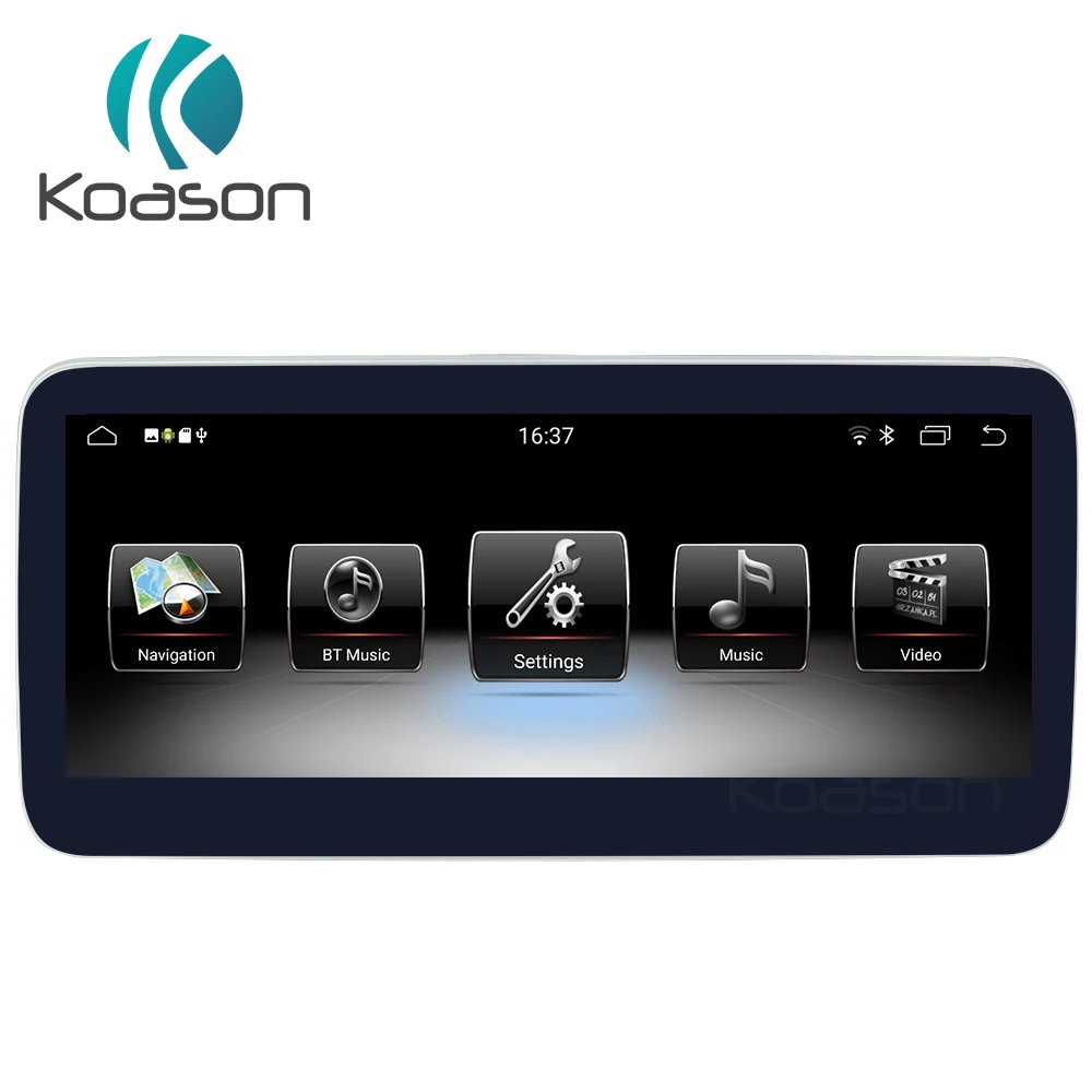 Koason Android 9,0 10,25 HD сенсорный экран автомобильный мультимедийный плеер для BENZ GLA/CLA/A Класс 16-18 автомобильный Радио Автомобильный gps навигатор