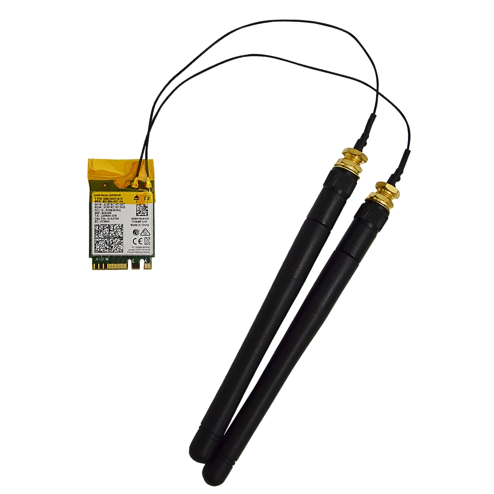 Jetson Nano Wi Fi модуль 8265AC NGW Двухдиапазонная Двухрежимная беспроводная сетевая карта