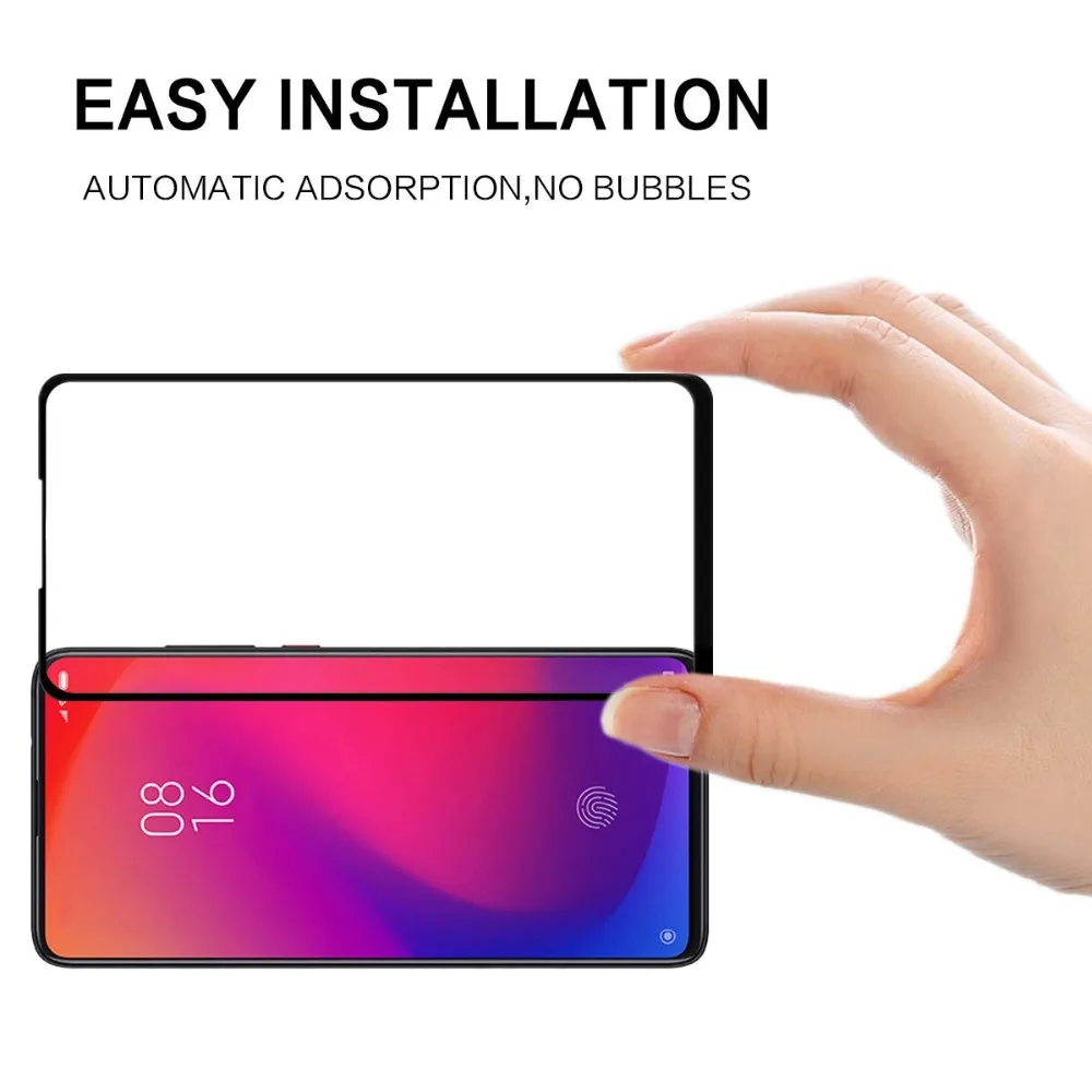 9H 5D Full Cover Black Tempered Glass For Elephone U2 6.26 inch Screen Protector Premium For Elephone PX Protective Film Glass