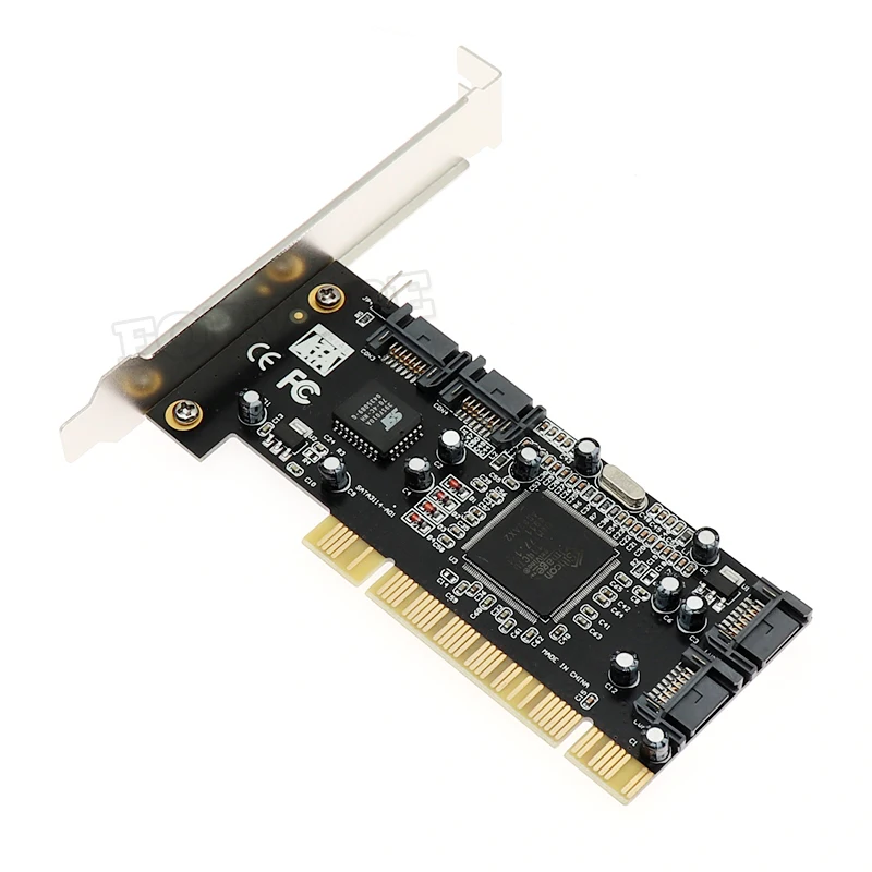 SATA контроллер PCI 4 порта SATA PCI адаптер плата расширения для рабочего стола/компьютера