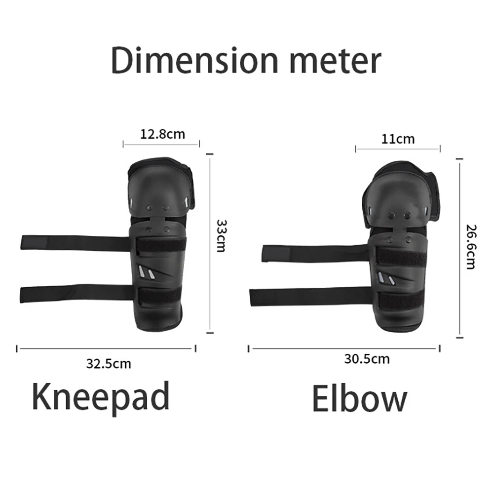 2/4 шт. мотоциклетные налокотник наколенники Защитное снаряжение универсальный для мотокросса скутер Велоспорт Колено Поддержка защиты