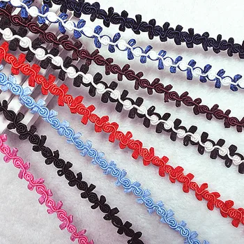 

1 Yards Latest Guipure High Quality Lace Fabric Collar Ribbon Rose Bow Lace Ribbons Sewing Trimmings Clothing Accessories P006