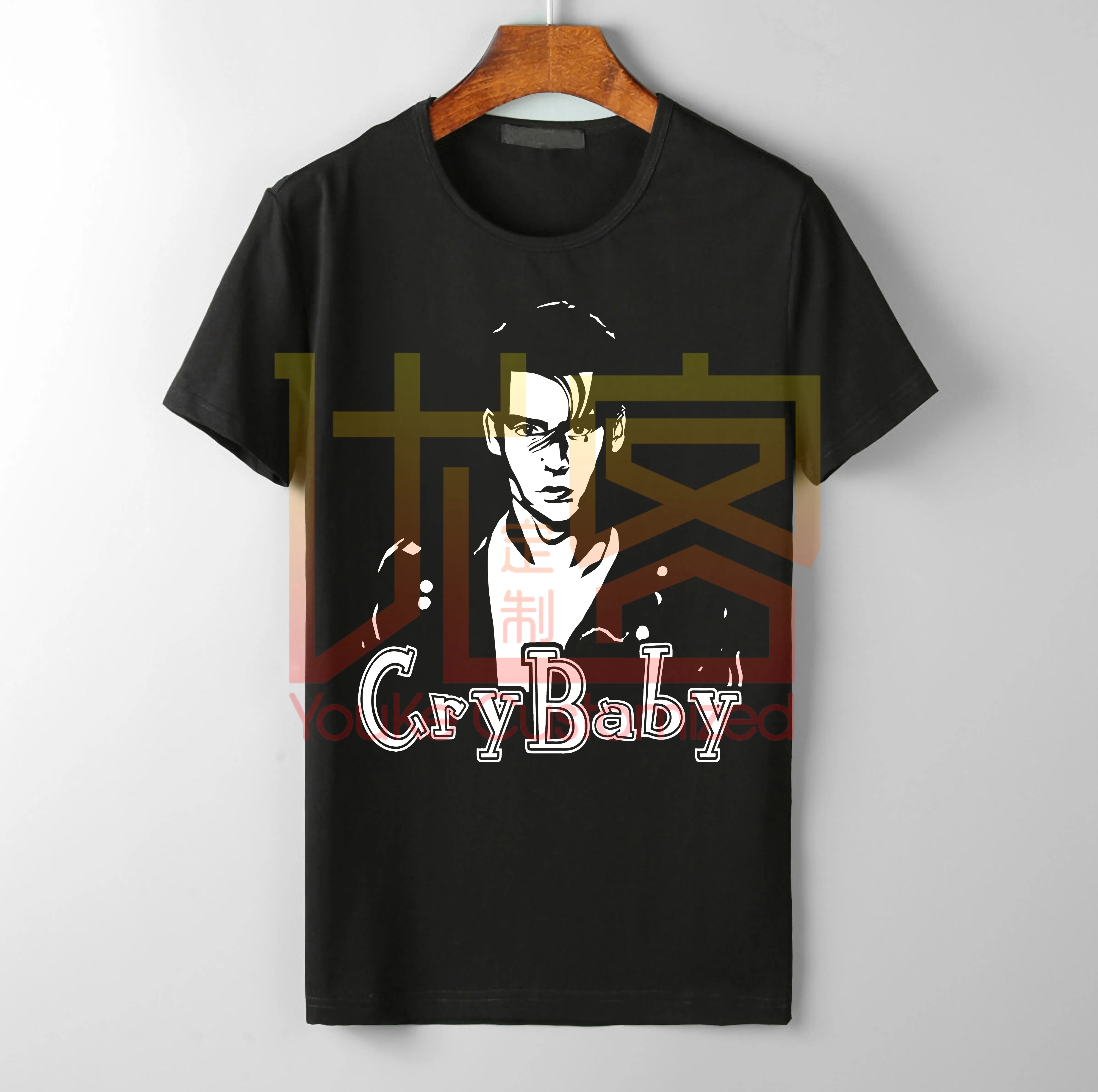 

Cry Baby Johnny Depp John Waters Retro Movie T Shirt Brand cotton neck high quality bestselling tshirt