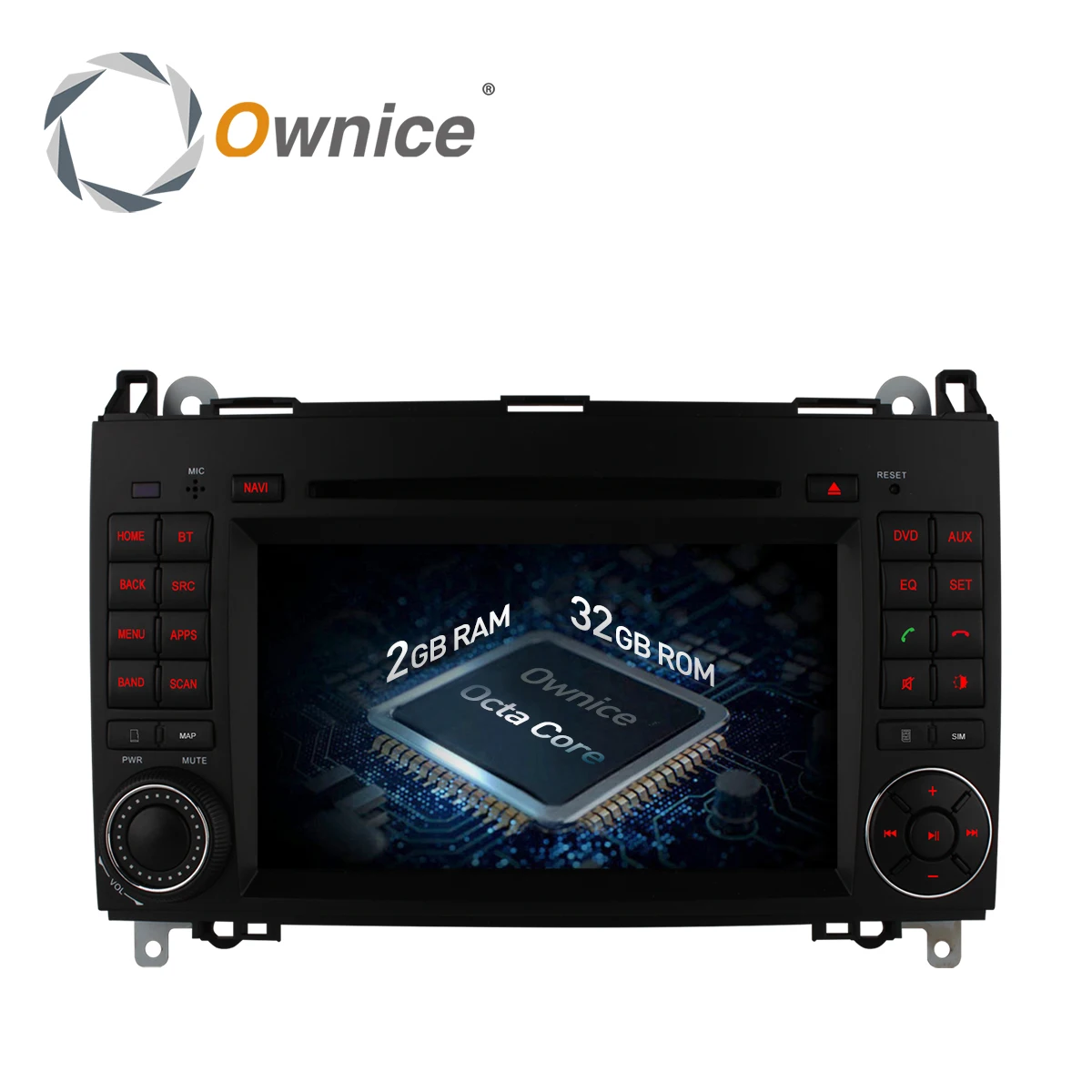 Ownice C500 Android 6 0 8 ядерный автомобильный DVD плеер для Mercedes Sprinter W209 W169 W245 Viano Vito B Class B150