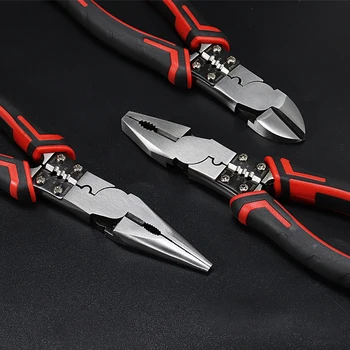

Combination Pliers Hand Tools Crimper Cable Cutter Automatic Wire Stripper 1.5-4.0mm2 Multifunctional Stripping Crimping Pliers