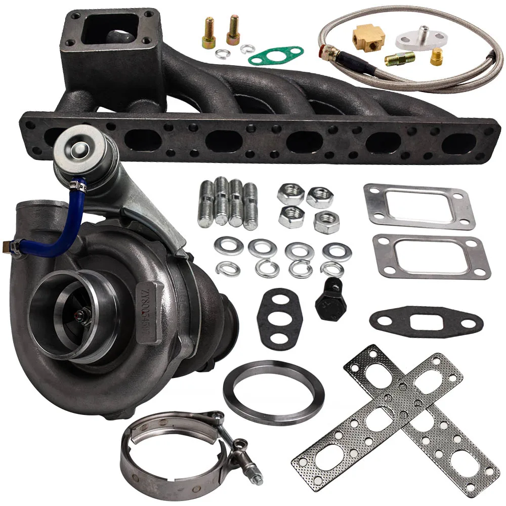 GT3582GT30T3TurbochargerInternalWastegateT3TurboExhaustManifoldforBMWE36E46320i