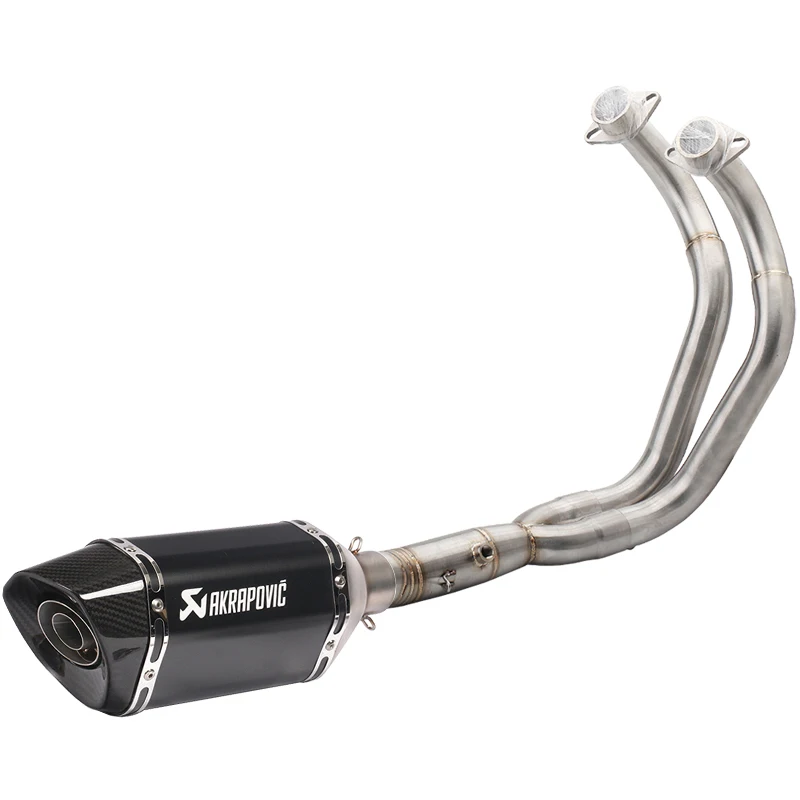 Выхлопная система мотоцикла для Yamaha MT07 mt-07 FZ07 FZ-07 Tracer(-) XSR700(-) Akrapovic глушитель