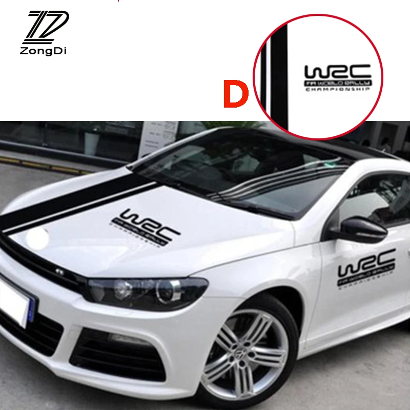 WRC полосатые наклейки для Hyundai I30 Accent Tucson Nissan Qashqai J11 J10 Juke Citroen C5 C3 C4 2019 накладка на
