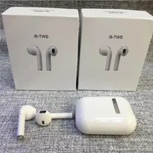 I8 TWS Bluetooth наушники стерео беспроводные EarPods спортивные