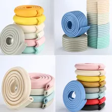 2M DIY לחתוך תינוק בטיחות שולחן שולחן קצה פינת מגן U L צורת בית כרית ילדים ילד בטיחות הגנה קצף פגוש פס(China)