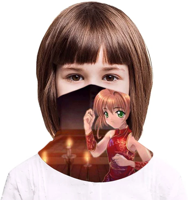 Летний спортивный шарф Cardcaptor Sakura с фильтром PM2.5 маска для мороженого езды на